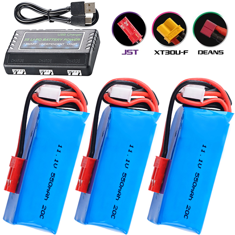 แบตเตอรี่ Lipo 11.1V 550mAh สำ - Drone Racing Charger บทวิจารณ์และราคา